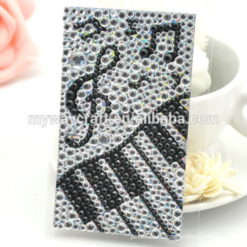 Square Shape Selbstklebende Rhinestone Crystal Sheets Aufkleber für Home Decoration